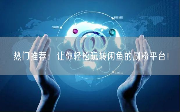热门推荐：让你轻松玩转闲鱼的刷粉平台！