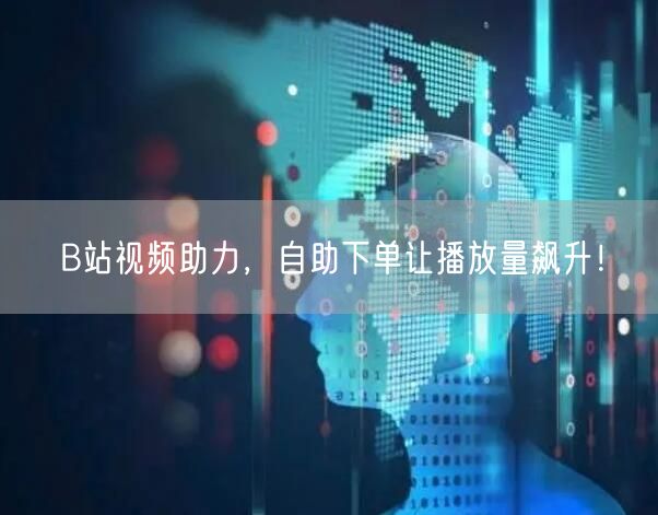 B站视频助力，自助下单让播放量飙升！