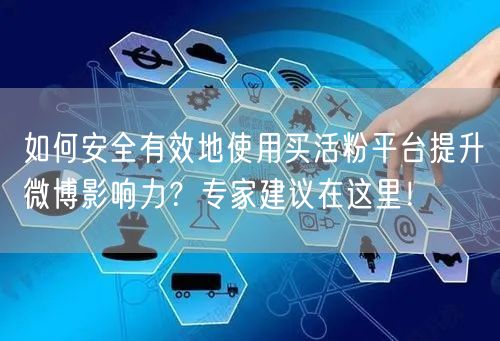如何安全有效地使用买活粉平台提升微博影响力？专家建议在这里！