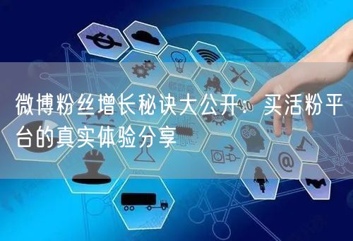 微博粉丝增长秘诀大公开：买活粉平台的真实体验分享