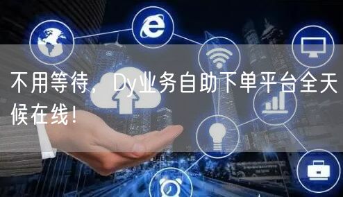 不用等待，Dy业务自助下单平台全天候在线！