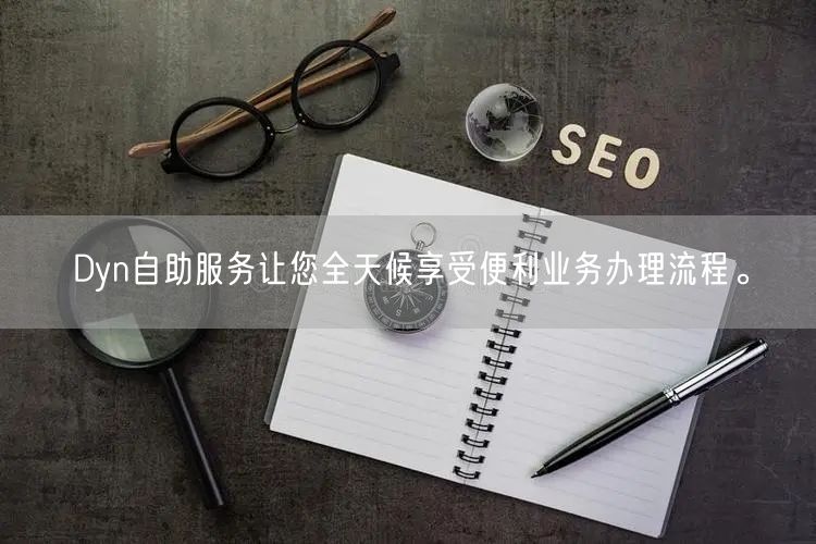 Dyn自助服务让您全天候享受便利业务办理