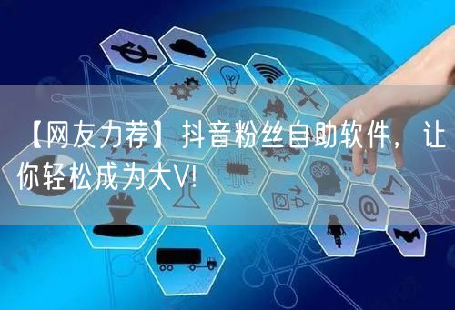 【网友力荐】抖音粉丝自助软件，让你轻松成为大V!