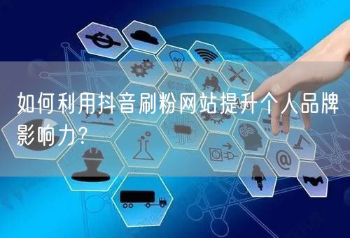 如何利用抖音刷粉网站提升个人品牌影响力？