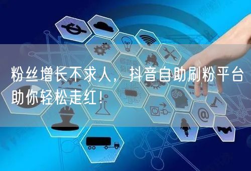 粉丝增长不求人，抖音自助刷粉平台助你轻松走红！