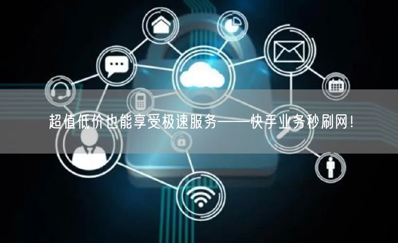 超值低价也能享受极速服务——快手业务秒刷网！