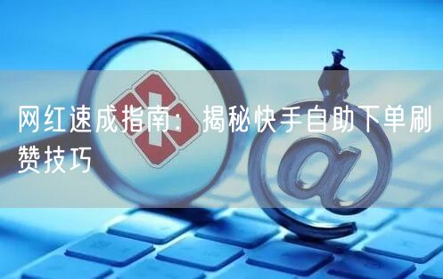 网红速成指南：揭秘快手自助下单刷赞技巧