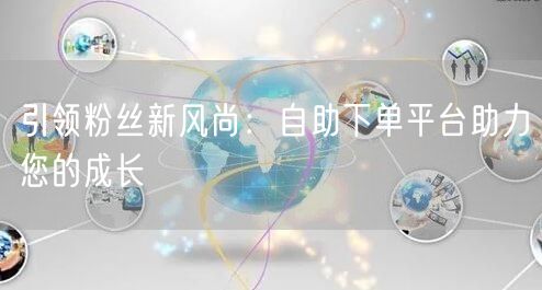 引领粉丝新风尚：自助下单平台助力您的成长