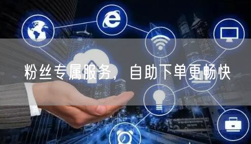 粉丝专属服务，自助下单更畅快