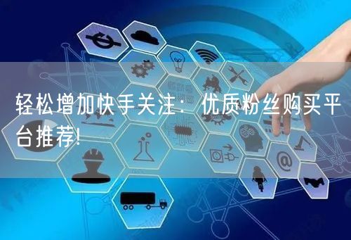 轻松增加快手关注：优质粉丝购买平台推荐!