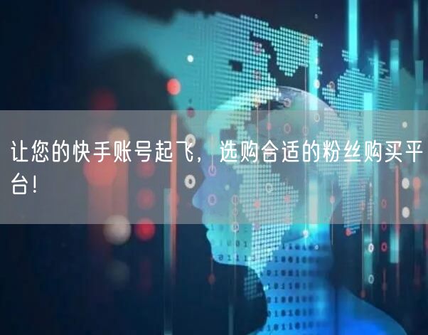 让您的快手账号起飞，选购合适的粉丝购买平台！