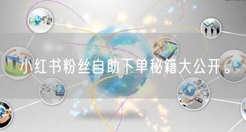 小红书粉丝自助下单秘籍大公开。