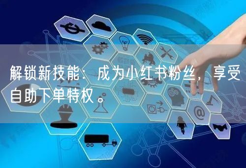 解锁新技能：成为小红书粉丝，享受自助下单