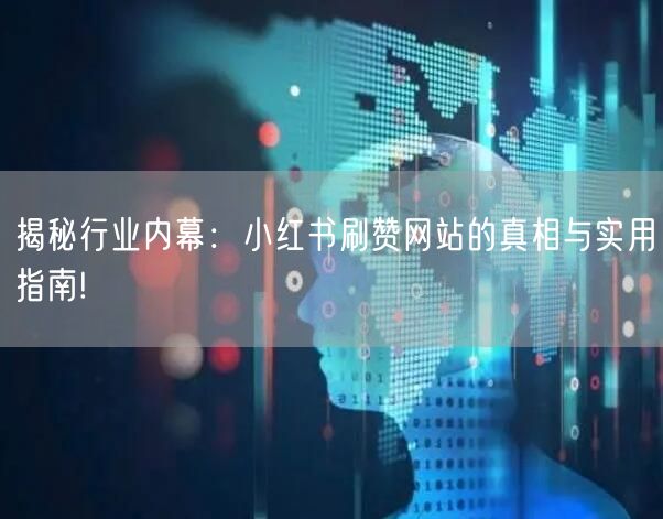揭秘行业内幕：小红书刷赞网站的真相与实用指南!