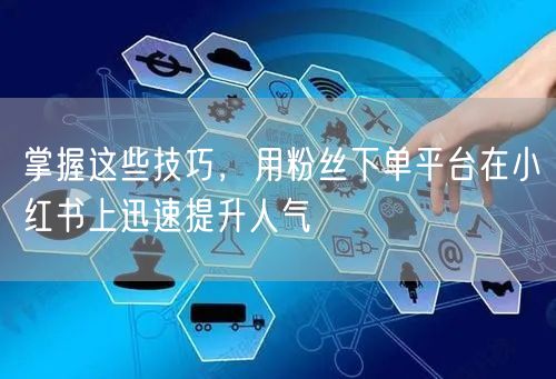 掌握这些技巧，用粉丝下单平台在小红书上迅