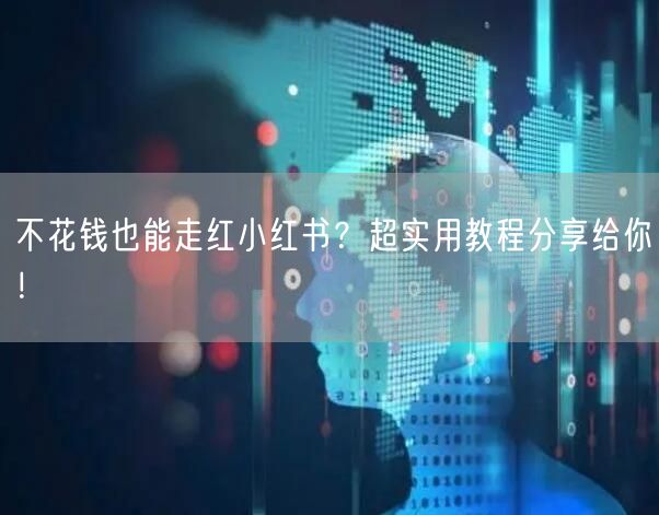 不花钱也能走红小红书？超实用教程分享给你