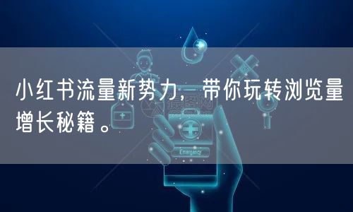 小红书流量新势力，带你玩转浏览量增长秘籍。
