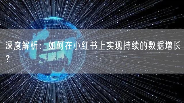 深度解析：如何在小红书上实现持续的数据增
