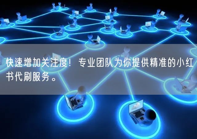 快速增加关注度！专业团队为你提供精准的小红书代刷服务。