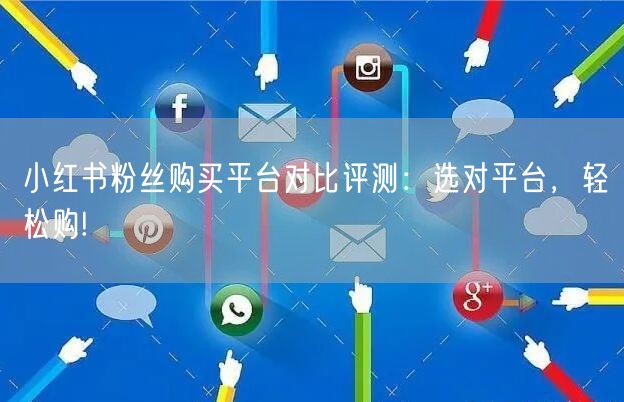 小红书粉丝购买平台对比评测：选对平台，轻松购!