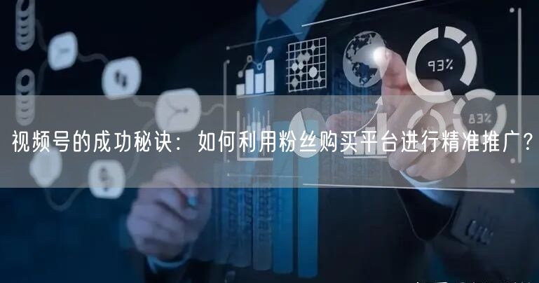 视频号的成功秘诀：如何利用粉丝购买平台进