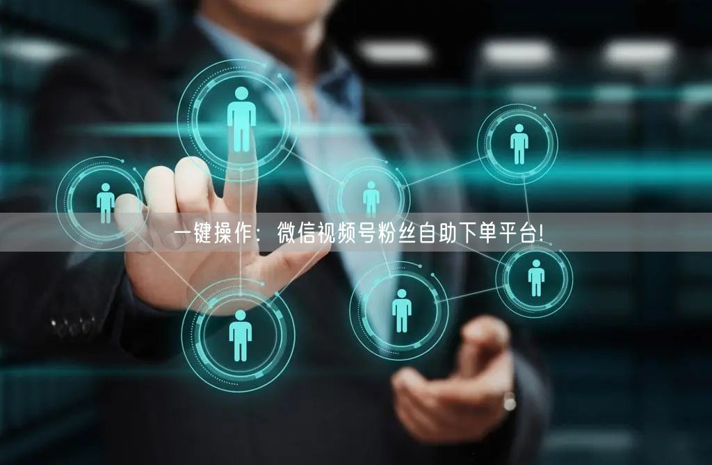 一键操作：微信视频号粉丝自助下单平台!