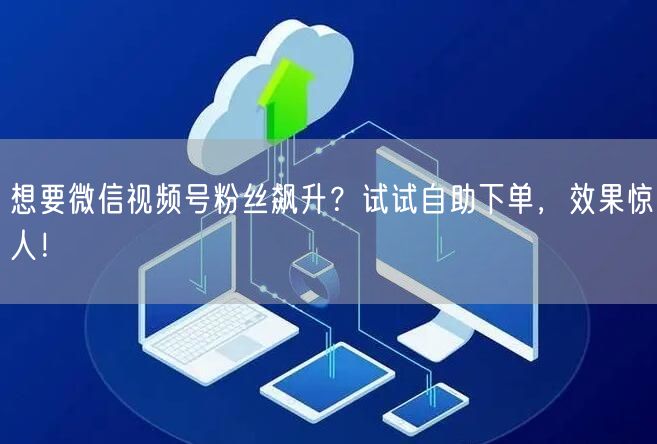 想要微信视频号粉丝飙升？试试自助下单，效