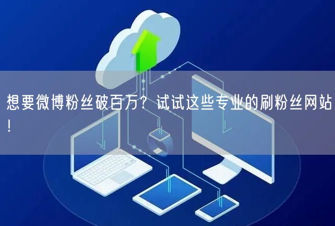 想要微博粉丝破百万？试试这些专业的刷粉丝网站！