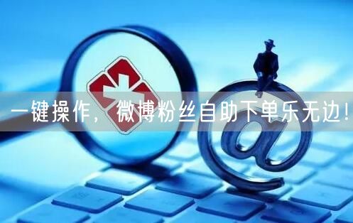 一键操作,微博粉丝自助下单乐无边!